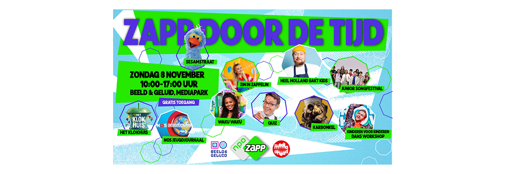 Beeld & Geluid viert 50 jaar kindertelevisie met Zapp door de tijd