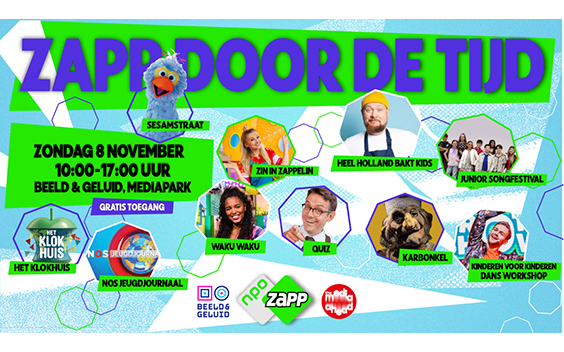 Beeld & Geluid viert 50 jaar kindertelevisie met Zapp door de tijd